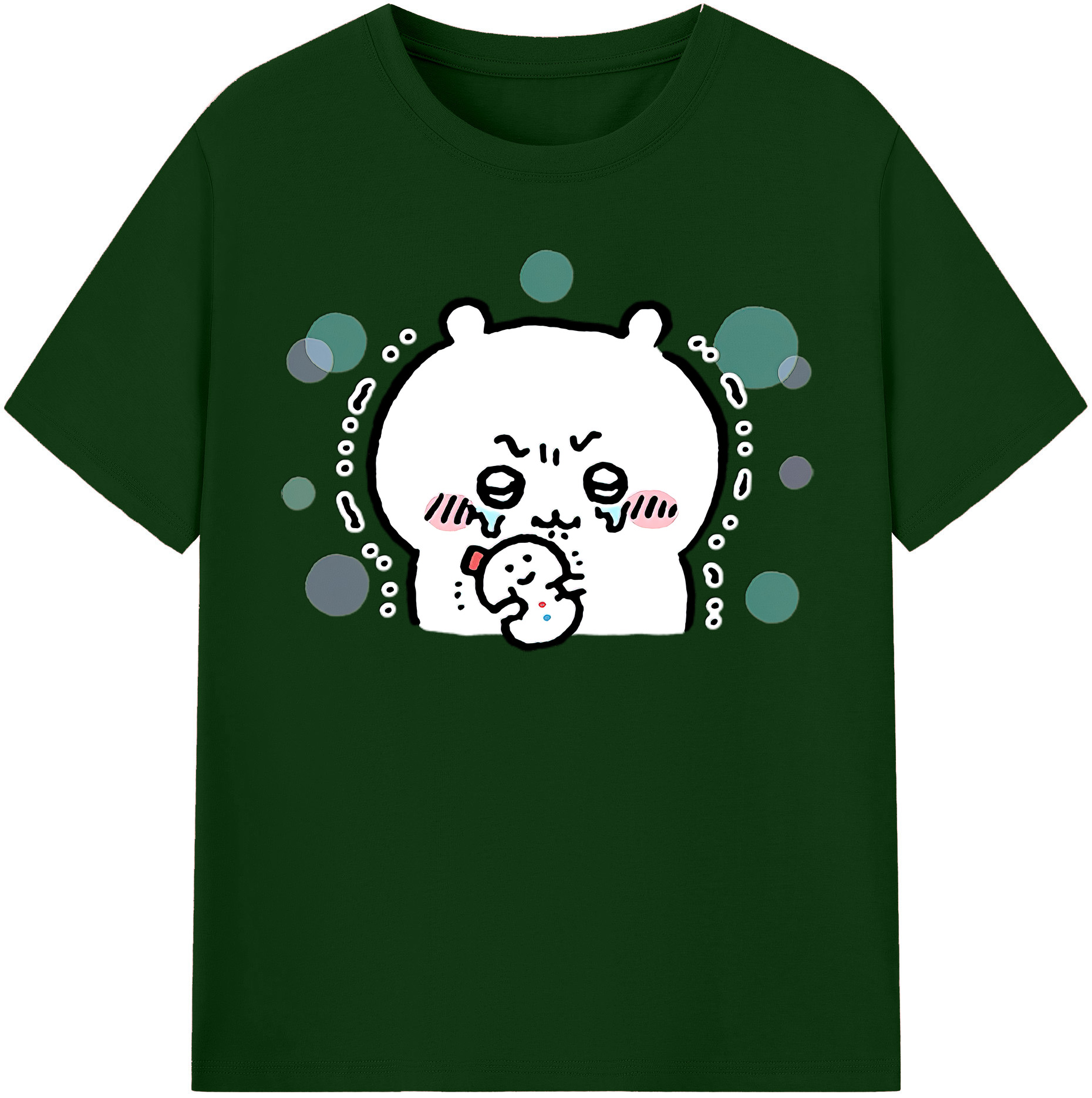 （画像用） ちいかわ ちいかわ Chii-kawa chiikawa 綿100％半袖Tシャツ（フロントプリント）
